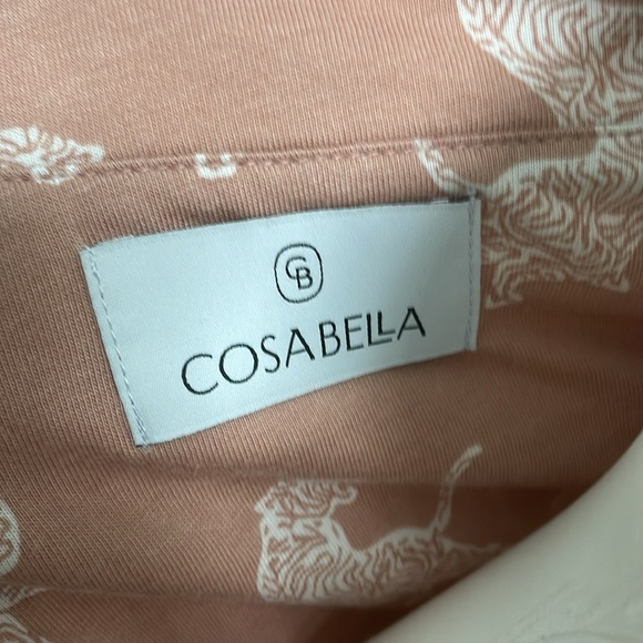 Cosabella Printed Long Sleeve Top Medium Mandela Tiger - Picture 8 of 11